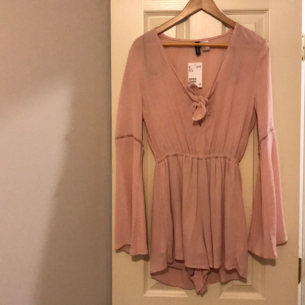 H&M bell sleeve romper